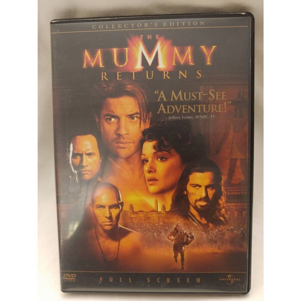 THE MUMMY RETURNS (DVD, 2001) Collectors Edition